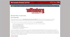 Desktop Screenshot of housing.wittenberg.edu