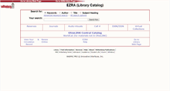 Desktop Screenshot of ezra.wittenberg.edu